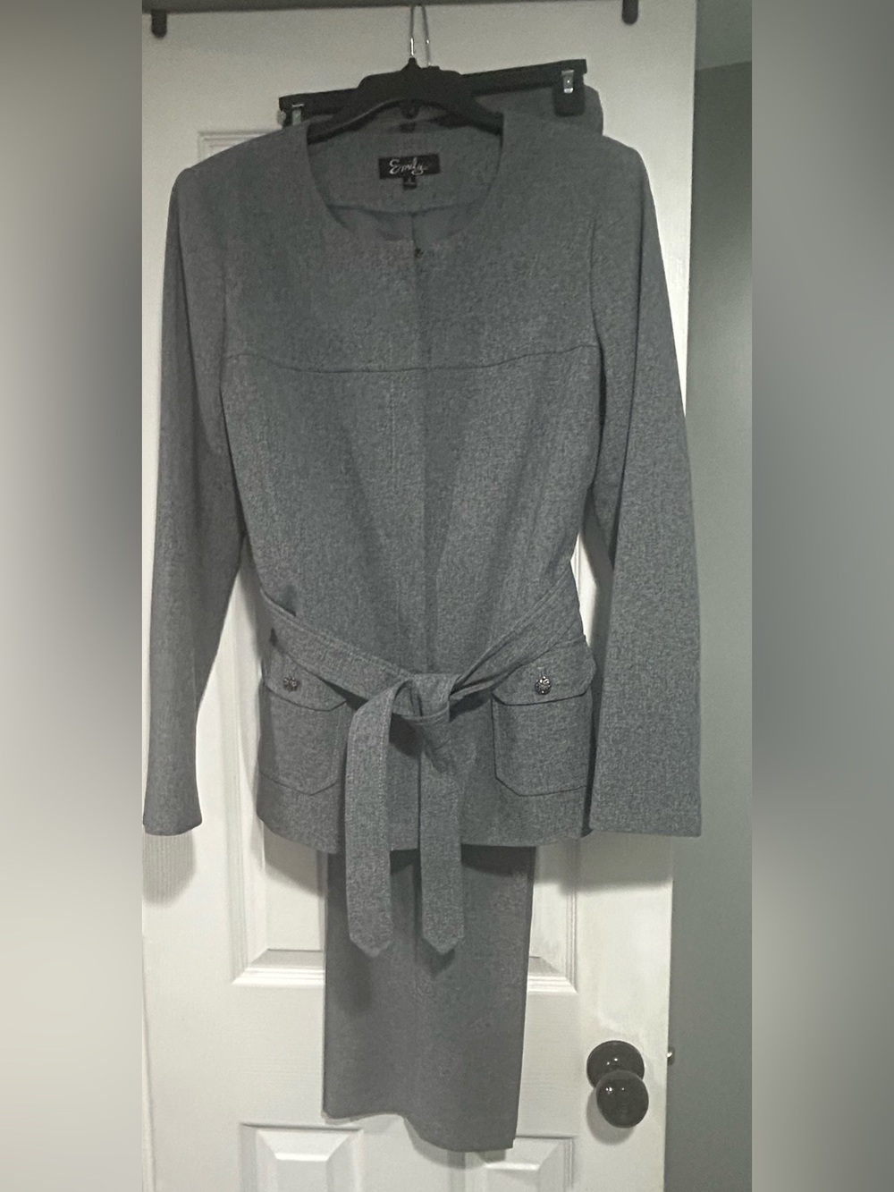 Emily Grey Pant Suit size 8